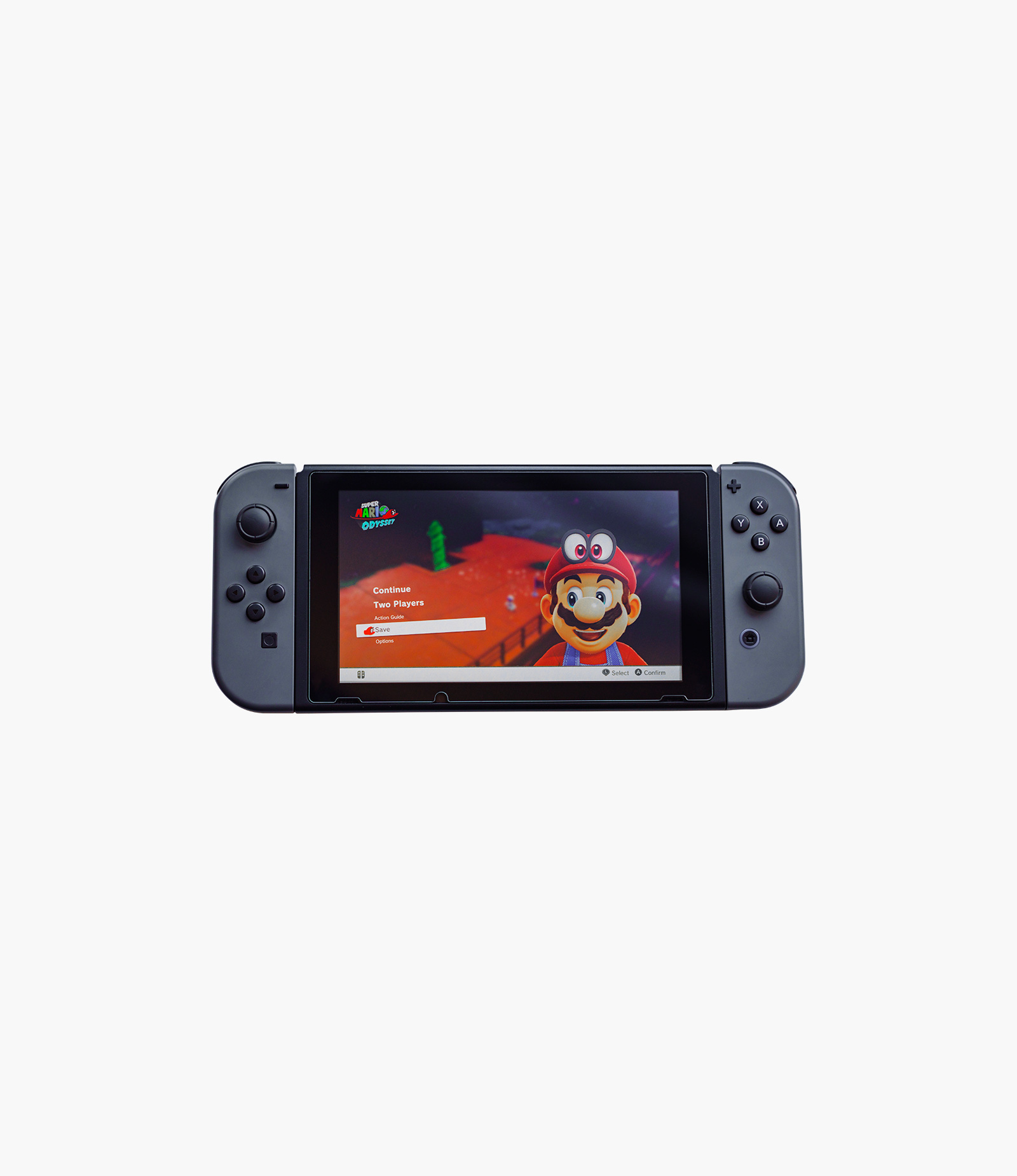 Nintendo Switch Bundle + Super Mario Odyssey Gray